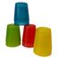 Rainbow Plastic Tumblers - Set of 8