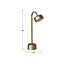 Metal LED Table Lamp in Antique Brass