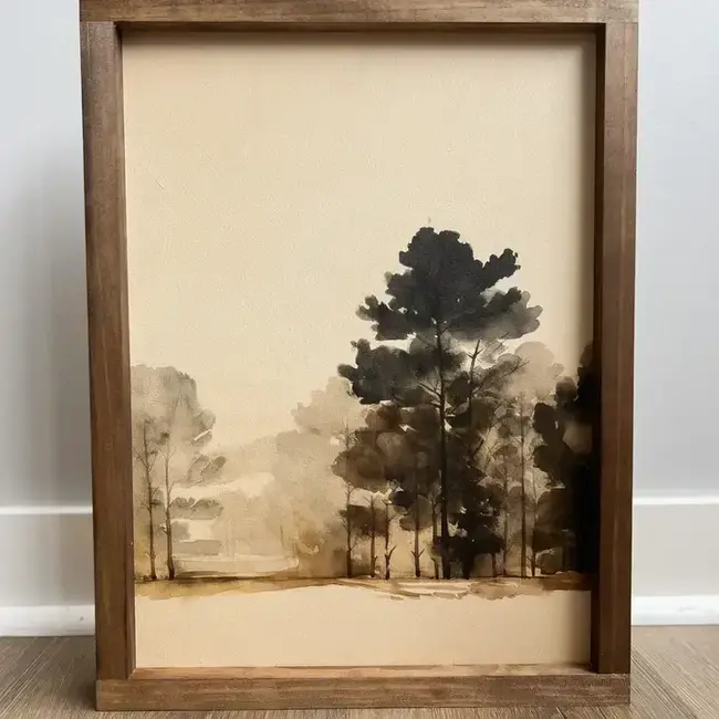 Ivy Vintage Print 8 x 12 Light Oak