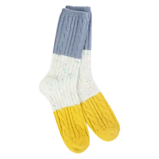 World’s Softest Confetti Cable Crew Socks