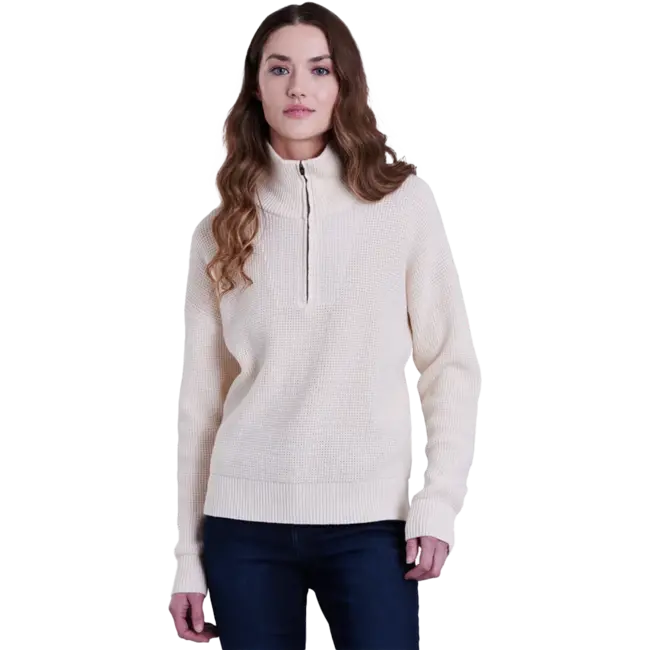 Norda 1/4 Zip Sweater Stone M