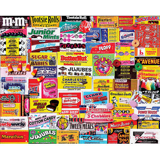White Mountain Puzzles Candy Wrappers Puzzle 1,000 pc