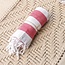 Red Stripe Throw 71” x 36”