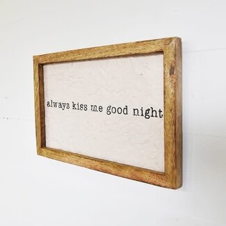 Wood Good Night Sign 16 x 10