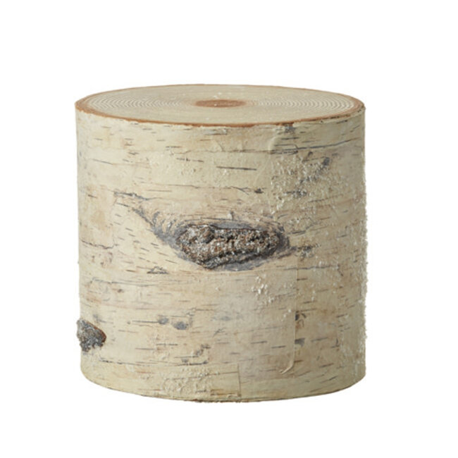 Glittered Birch Riser 6.25”