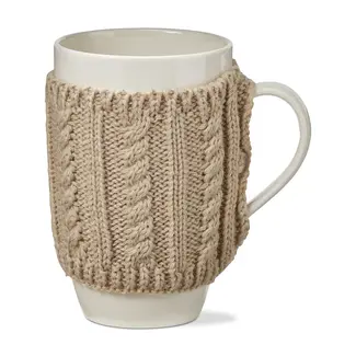 Warm Wishes Sweater Mug Taupe