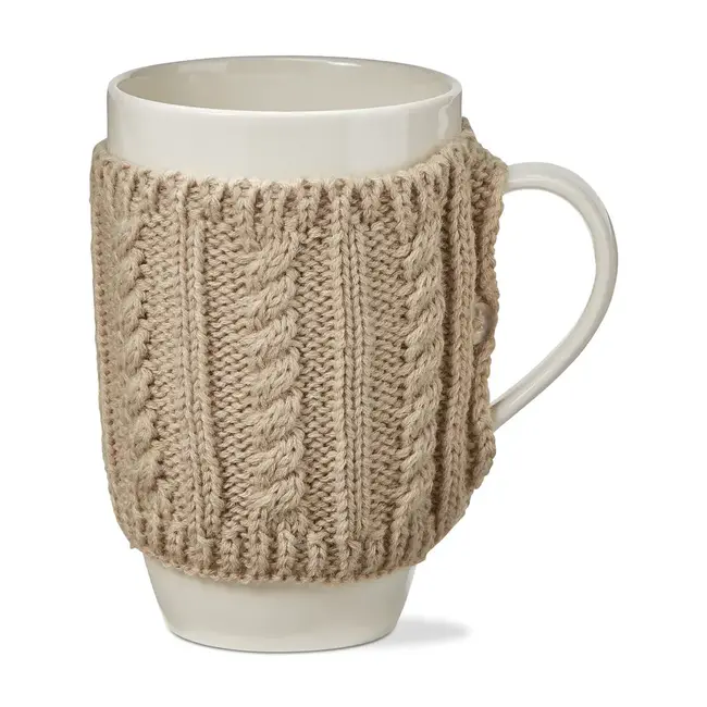 Warm Wishes Sweater Mug Taupe