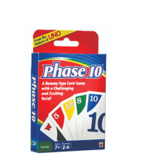 Continuum Games Phase 10 Card Game