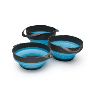 Flat Pack Bowls and Strainer Set