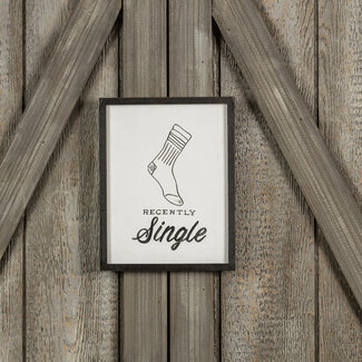 Recently Single Sign 11x14
