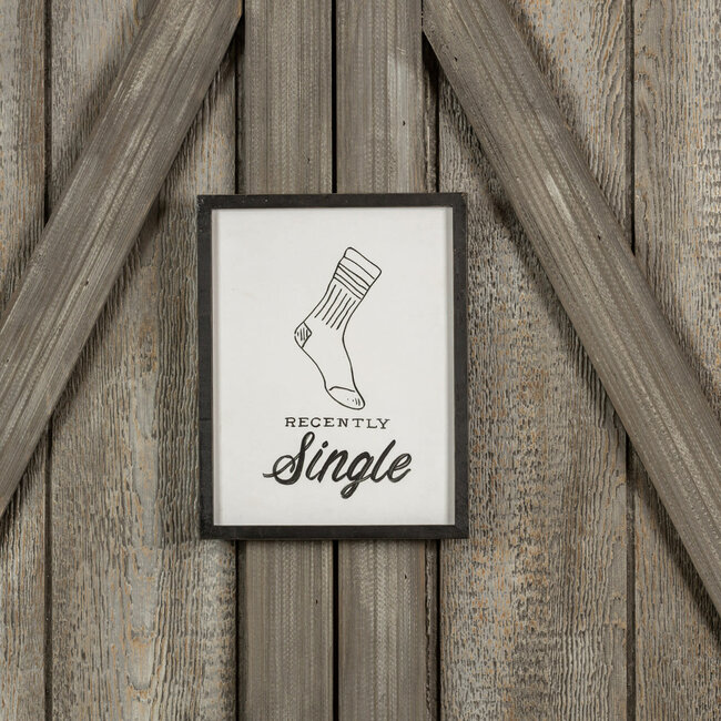 Recently Single Sign 11x14