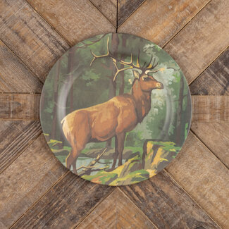 Buck in the Woods Plate