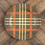 Green & Orange Plaid Charger