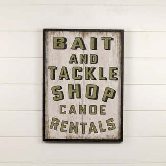 Green Bait and Tackle Shop Sign