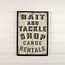 Green Bait and Tackle Shop Sign