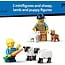 Red Farm Tractor with Trailer & Sheep LEGO