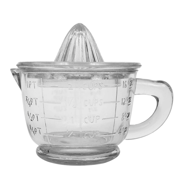 Pressed Glass Juicer Set