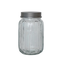 Pressed Glass Jar ‘Tea’ 3 1/2 Cup
