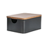 Metal Container with Mango Lid Lg 12x8x5.75