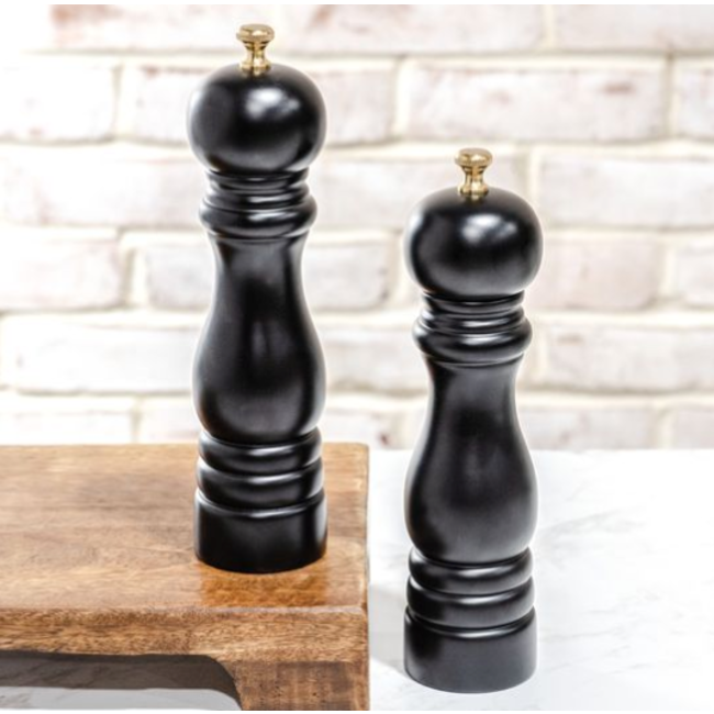 Black Salt & Pepper Grinder Set 8.75”