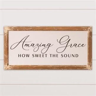 Amazing Grace Wood Sign 24”