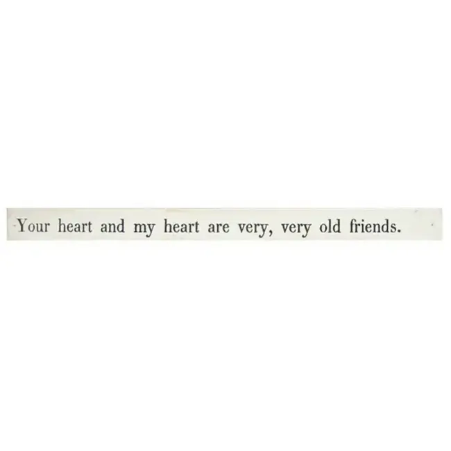 Your Heart and My Heart Poetry Stick