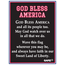 God Bless America Swivel Flag Charm