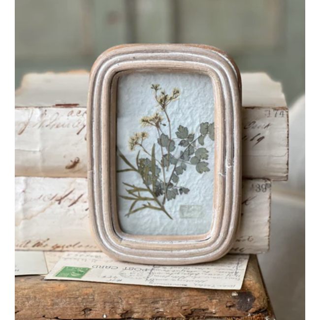 Wakefield Mini Botanical #1 Light Yellow Flowers in Frame 6x4