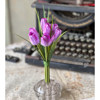 Teeny Tiny Tulip Bunch Lilac 7”