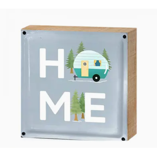 Koppers Home HOME Camper Sign 6”