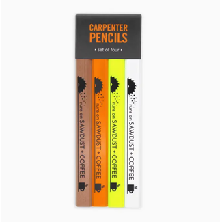 Snifty Sawdust & Coffee Carpenter Pencil Set