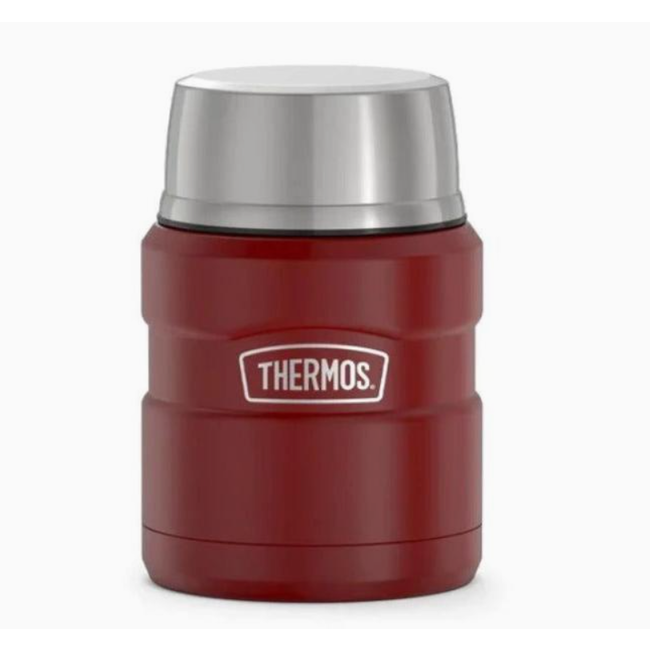 Thermos Stainless King Food Jar with Spoon, 16 oz
