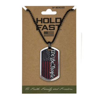 Kerusso We the People Flag Hold Fast Necklace