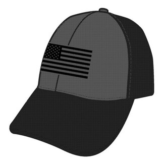 Life is Good Trucker Hat Flag Slate Gray