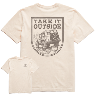 Life is Good Men's Take It Outside ATV Short Sleeve