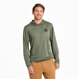 Life is Good Men's ATV Canoe Long Sleeve Sun Crusher