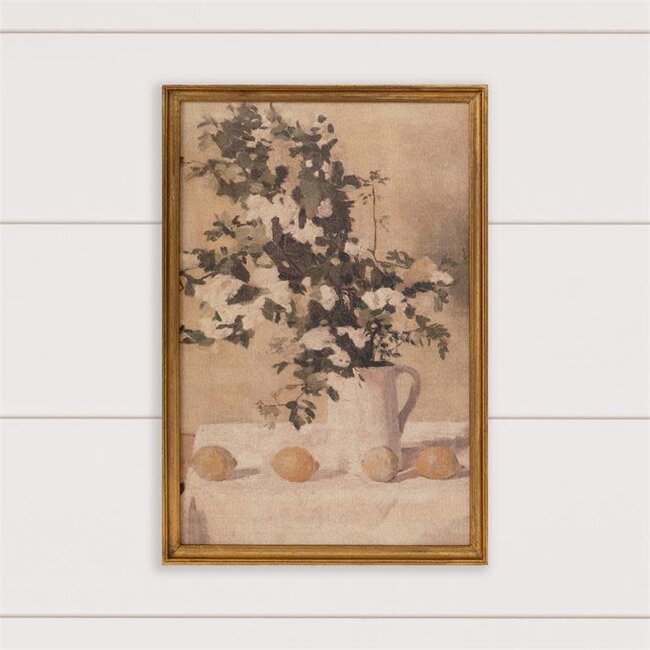 Still Life with Lemons Framed Print 18x12