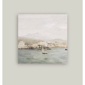 Sailboat Artist Board Sign 11x11”