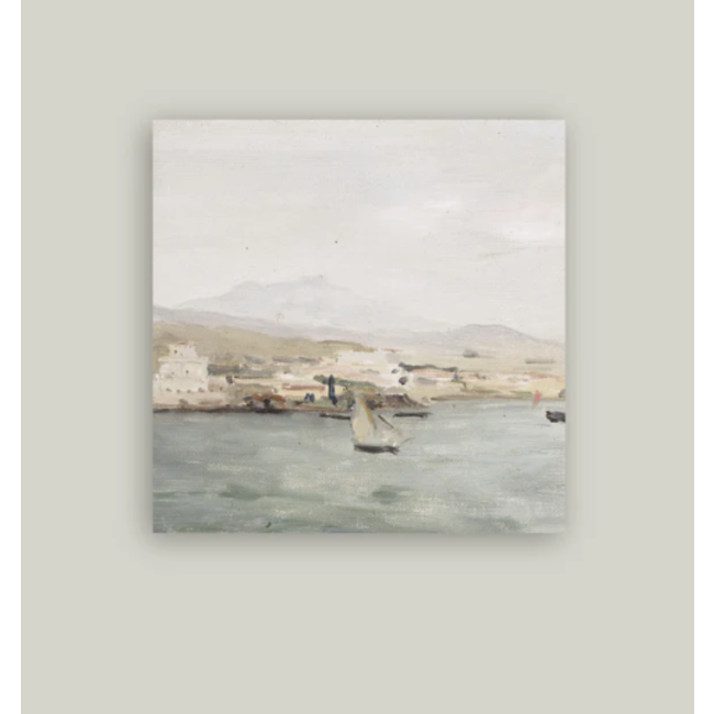 Sailboat Artist Board Sign 11x11”