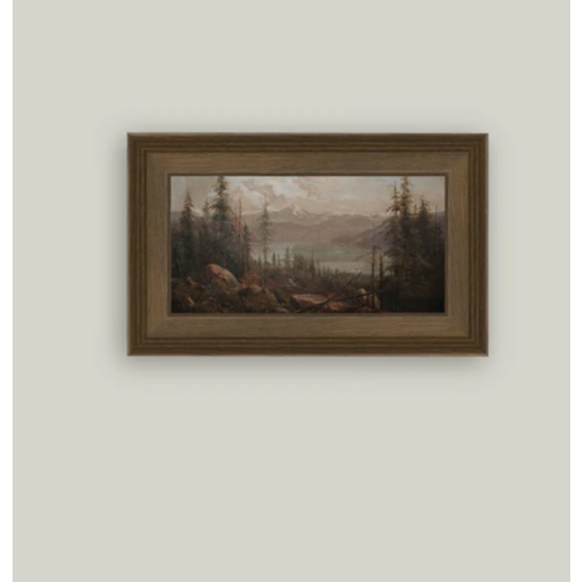 Landscape with Fallen Tree Sign 12x7”