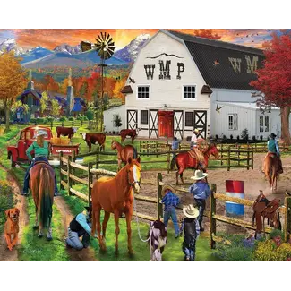 White Mountain Puzzles Dude Ranch Puzzle 1,000 pc