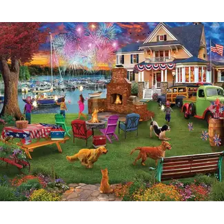 White Mountain Puzzles 4th of July Puzzle 1,000 pc