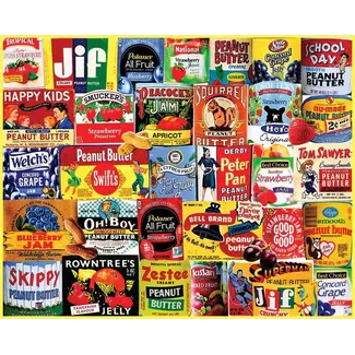 White Mountain Puzzles Peanut Butter & Jelly Puzzle 1,000 pc