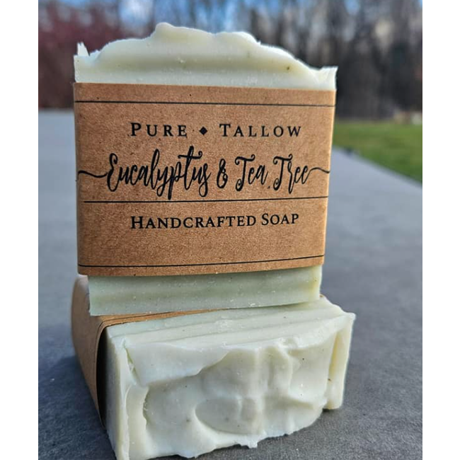 Eucalyptus & Tea Tree Handcrafted Tallow Soap
