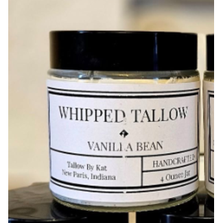 Tallow By Kat Vanilla Bean Whipped Tallow Balm