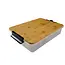 Snacklebox with Bamboo Lid Cutting Board 11 x 16