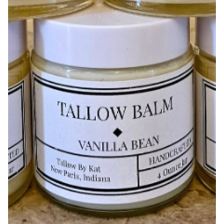 Tallow By Kat Vanilla Bean Tallow Balm
