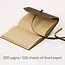 Leather Journal Diary with Ruled Craft Pages