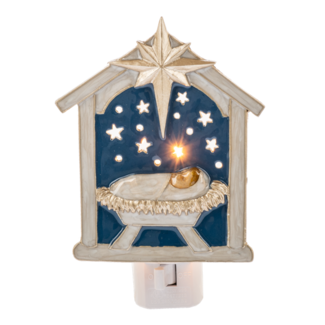 Baby Jesus in Manger Night Light