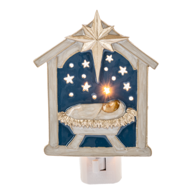 Baby Jesus in Manger Night Light